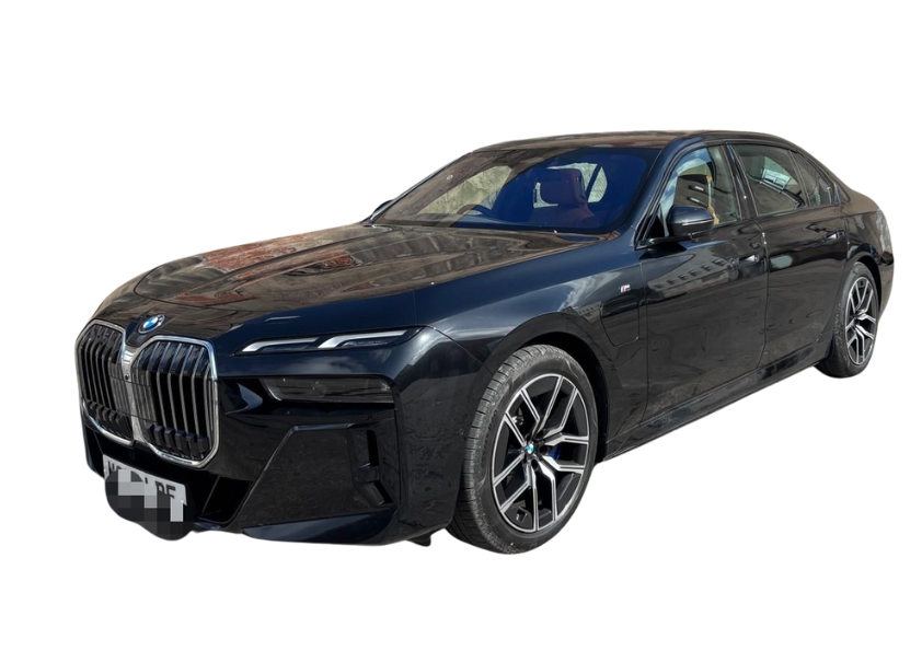Black BMW 750E XDRIVE M SPORT